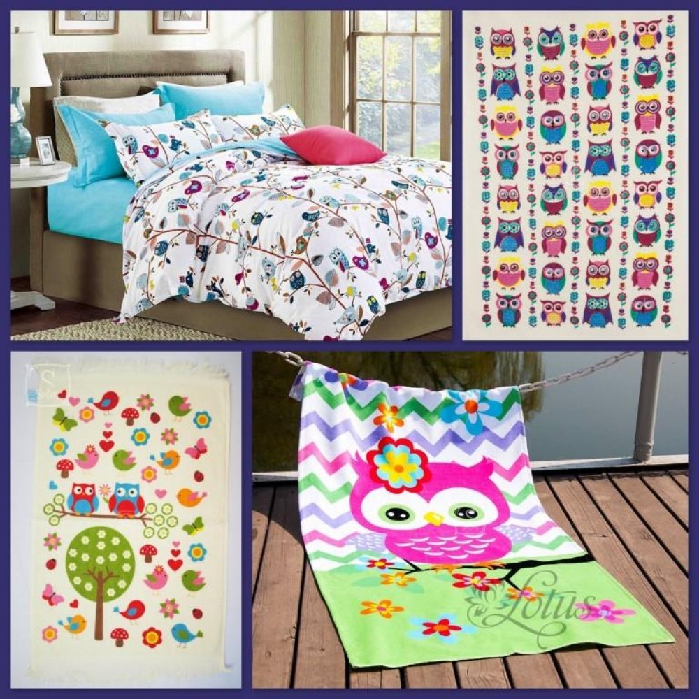 Модный тренд в мире текстиля: очаровательные совушки