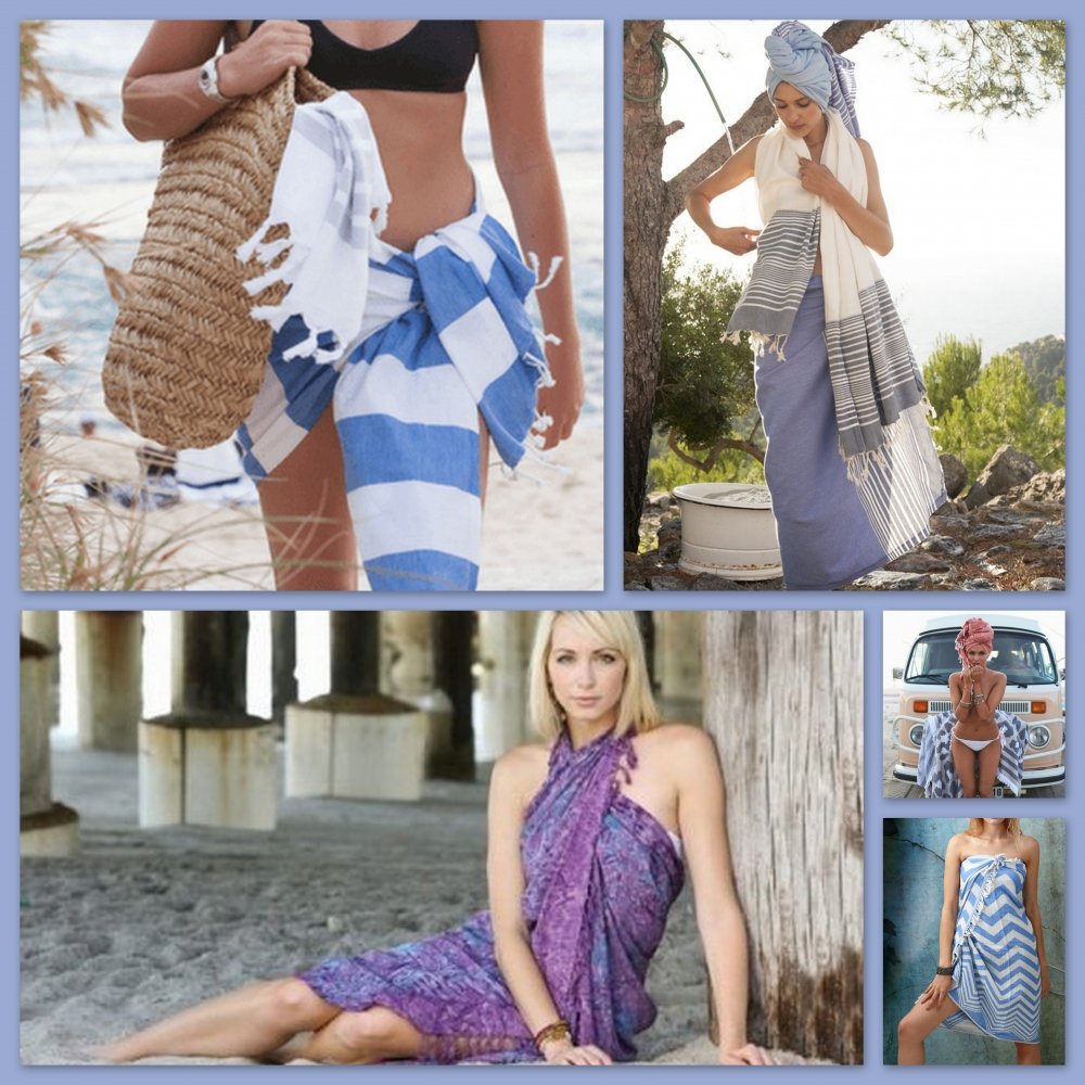 Пештемаль как модная пляжная одежда