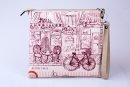 Клатч женский Париж, размер 25х20 см