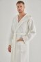 Мужской вафельный халат Nusa. 1325 krem