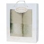 Набор из 2-х махровых полотенец Gulcan. Frower Ornament Beige