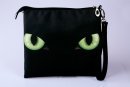 Клатч женский Глаза, размер 25х20 см