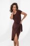 Платье модаловое German Volf. 23024 коричневого цвета