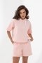 Костюм футболка с капюшоном и шортами German Volf. 23034 розовый кварц