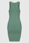 Платье-майка German Volf. 23099 трикотаж зеленого цвета
