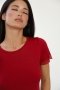 Женская футболка-сорочка из модала German Volf. 24080 бордо