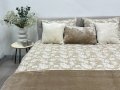 Постельное белье Novita. Фланель 267262 Цветок на бежевом