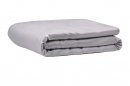 Простынь на резинке  LIGHTHOUSE. Сатин серая