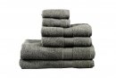 Махровые полотенца Hobby. Rainbow K. Gri темно-серого цвета
