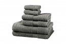 Махровые полотенца Hobby. Rainbow K. Gri темно-серого цвета