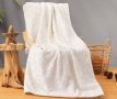 Плед Cotton box. Emboss Krem
