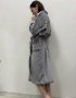 Халат женский теплый Ecotton. Wellsoft Grey