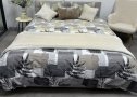 Постельное белье Novita. Фланель 2125314 Листья на бежевом