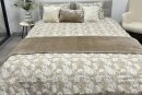 Постельное белье Novita. Фланель 267262 Цветок на бежевом