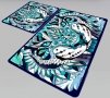 Набор ковриков для ванной Chilai Home. Blue tigre banyo halisi djt
