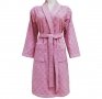 Халат женский велюровый Class. Clerica pink
