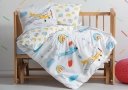 Постільна білизна в дитяче ліжечко Cotton Box. Sky mavi
