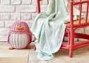 Детское хлопковое покрывало Karaca Home. Baby star yesil