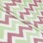 Постельное белье Home Line. Бязь Зіг заг лілово-зелений