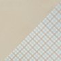 Постельное белье Home Line. Бязь Клітинка кухонна бежево-бирюзового цвета