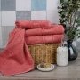 Махровое полотенце Аиша. Royal кораллового цвета