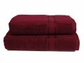 Полотенце махровое Parisa. D-100 бордового цвета