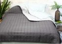 Покрывало стеганное Viluta. Дуэт графит