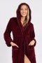 Халат женский махровый бамбуковый Nusa. 6890 bordo
