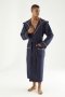 Мужской вафельный халат Nusa. NS 24680 lacivert
