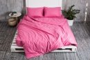 Пододеяльник с наволочками Novita. Однотонный розовый