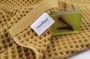 Полотенце вафельное Lotus Home. Waffle mustard