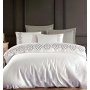 Постельное белье Dantela Vita. Victoria gri с вышивкой