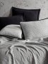 Постельное белье Saheser. Silvano black хлопок с пике