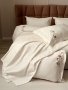 Постельное белье Saheser. Noris cream хлопок с вышивкой и пике