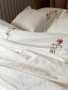 Постельное белье Saheser. Noris cream хлопок с вышивкой и пике