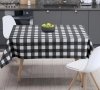 Скатерть ТЕП. Panama водоотталкивающая Black check