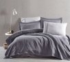 Постельное белье Saheser. Eco cotton Tarte gri с покрывалом