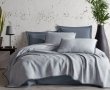 Постельное белье Saheser. Silvano grey хлопок с пике
