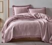 Жаккардовое покрывало с наволочками Saheser. Grace lila