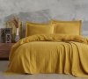 Хлопковое покрывало с наволочками Saheser. Orella yellow