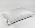 Подушка пуховая облегченная Iglen с серым пухом, 100% пух