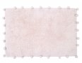 Коврик Irya. Alya pembe розовыйого цвета с помпонами