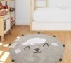 Коврик в детскую комнату Irya. Wooly a.gri светло-серого цвета
