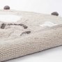 Коврик в детскую комнату Irya. Wooly a.gri светло-серого цвета