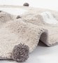 Коврик в детскую комнату Irya. Wooly a.gri светло-серого цвета