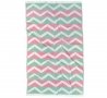 Пляжное полотенце Barine. Pestemal Ups and Downs pink green