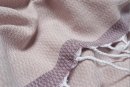 Пляжное полотенце Barine. Pestemal Basak Powder-Mauve