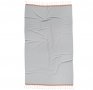 Пляжное полотенце Barine. Pestemal Basak Light Grey-Orange