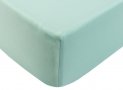 Простынь на резинке Iris Home. Отель Сатин Классик ментолового цвета