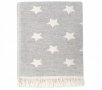 Плед-накидка Barine. Wool Star Throw Grey Шерсть + Хлопок